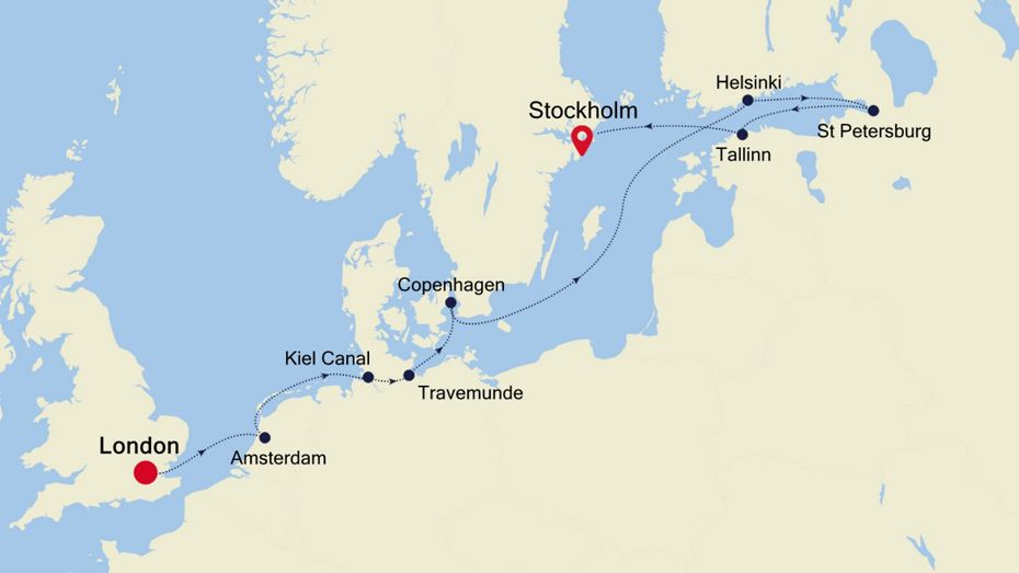 14 Days | London To Stockholm London To Stockholm Map