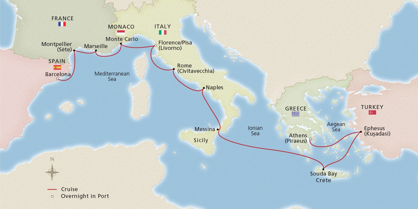 15 Days Mediterranean Antiquities Viking Cruises Cruise